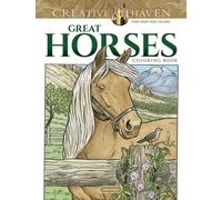 Creative Haven Great Horses Coloring Book
