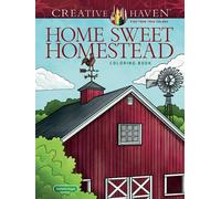 Creative Haven Home Sweet Homestead Coloring Book