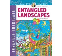Creative Haven Insanely Intricate Entangled Landscapes Coloring Book