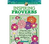 Creative Haven Inspiring Proverbs Coloring Book