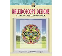 Creative Haven Kaleidoscope Designs Stained Glass Coloring Book