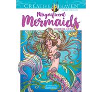 Creative Haven Magnificent Mermaids Coloring Book