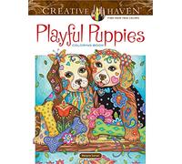 Creative Haven Playful Puppies Coloring Book (working title)