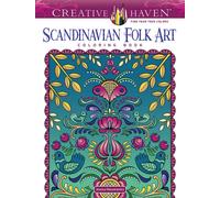 Creative Haven Scandinavian Folk Art Coloring Book