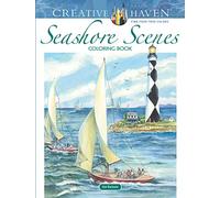 Creative Haven Seashore Scenes Coloring Book