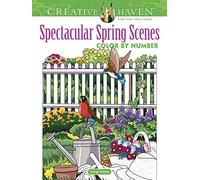 Creative Haven Spectacular Spring Scenes Color by Number