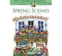 Creative Haven Spring Scenes Coloring Book