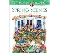 Creative Haven Spring Scenes Coloring Book