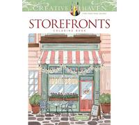 Creative Haven Storefronts Coloring Book