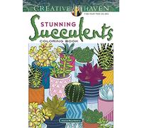 Creative Haven Stunning Succulents Coloring Book