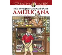 Creative Haven the Saturday Evening Post Americana Coloring Book