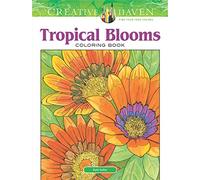 Creative Haven Tropical Blooms Coloring Book