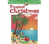Creative Haven Tropical Christmas Coloring Book