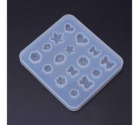 Creative Heart Star Pendant Silicone Mold for Cake Epoxy Resin Craft Jewelry Making Chocolate Star Heart Pendant Epoxy Resin