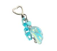 Creative Heart Wing Keychain Decorative Vibrant Handmade Beads Pendant Holiday Gift (Unisex Design) Creative Brain Bow Wing Chain, フリーサイズ