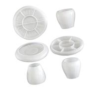 Creative High Foot Mushroom Shaped Silicone Mold for Handmade Vase Storage Jar and Tray Ornament Craft Tool Vase Silicone Mold