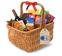 Creative Home Dutch Wicker Shopping Basket | 42 x 32 x 40 cm (+/- 1 cm)