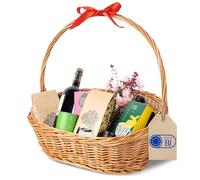 Creative Home Large Wicker Basket with Handle for Gift Hamper