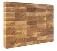 Creative Home Oak Chopping Board | 32 x 24 x 4 cm | Natural Oak Wooden