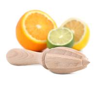 Creative Home Wooden Lemon Squeezers & Citrus Juicer | 15.5 x 4 cm | Manual Lime, Orange & Grapefruit Reamer | Lemon Fruit Hand Juicer Squeezer | Natural Beech Wood, Eco-Friendly & Ergonomic Design