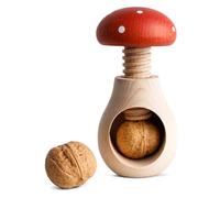 Creative Home Wooden Nutcracker Toadstool | Mushroom Shaped | 10 x 6 cm
