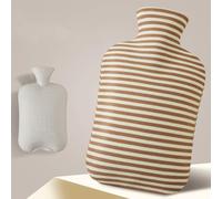 Creative Hot Water Bottle Leopard Print Hand Warmer Water-Fillable Relieves Back, Shoulder, and Neck Pain Reusable(A8)