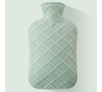 Creative Hot Water Bottle Leopard Print Hand Warmer Water-Fillable Relieves Back, Shoulder, and Neck Pain Reusable(A14)