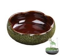 Creative Hydroponic Planter, Ceramic Handcrafted Lotus Flower Design Plant Bowl for Succulents, Indoor Plants, Modern Home Decor (B-1PC)