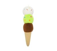 Creative Ice Cream Plush Massage Hammer Soft Stress Relief Toy for Home Office Relaxation Cartoon Ice Cream Plush Massage Hammer