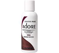 Adore Semi-Permanent Hair Colour – Shining – 104 Sienna Brown – 118 ml
