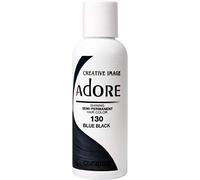 Adore Shining Semi Permanent Hair Colour, 130 Blue Black
