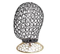 Creative Iron Art Wigs Stand Mannequin Head Hollow Iron Hat Rack Suitable for Showcasing Wigs Hats and Accessories Hat Display Stand