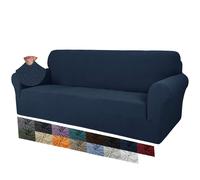Creative Jacquard Couch Covers for Seater, MAXIJIN 3 1-Piece (3 Blue)