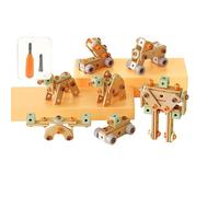 Creative Kids Building Blocks Set - Building Blocks Set Educational Toys for 3-8 Year Olds 143 Pieces with Plastic Screws, Enhance Imagination Perfect for Home Play & Classroom Learning