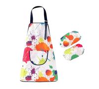 Creative Kids Craft Painting Apron Full Arm Coverage Durability Waterproof Fabric for Classroom Artists for Kids Art Apron Waterproof Painting Smock