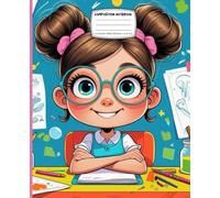 Creative Kids Notebook - Art & Imagination Theme, Wide Ruled, 110 Pages, 7.5" x 9.75" Composition Book: Perfect for Writing, Drawing, Notes & Journaling at School or Home