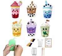 Creative Kit for - Creating Milk Tea Bag Charm - DIY Activities for Dolls Making, Home School Activity, Learning and
