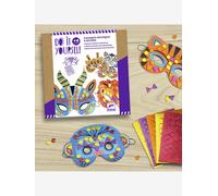 Creative kit Jungle animals 5 DJECO masks multicoloured