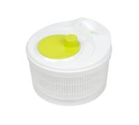 Creative Kitchen Salad Spinner | Lightweight Dishwasher Safe Salad Dryer | Easy to Use, Easy to Clean | Spin to Wash, Dry & Dress Vegetables | Transparent Serving Bowl & Colander Basket, White