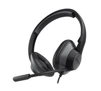 CREATIVE HS-720 V2 USB Digital Audio On-ear Headset with Noise-cancelling Condenser Boom Mic, Inline Mute/Calls/Volume Control and Mic-monitoring Feature, Simple Plug-and-play for Video Calls
