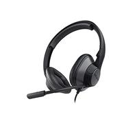 Creative HS-720 V2 USB Digital Audio On-ear Headset with Noise-cancelling Condenser Boom Mic, Inline Mic Mute / Calls / Volume Control and