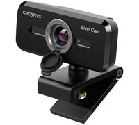 CREATIVE Live! Cam Sync 1080p V2 Full HD Wide Angle USB Webcam with Automatic Mute and Noise Cancelling for Video Calls, Improved Built-in Dual Microphone for Zoom, Skype
