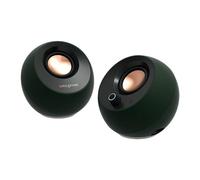 Creative Labs Pebble Pro 2.0 Desktop Speakers, Black, USB Type-C, ARGB, 30W RMS,