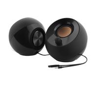 Creative Labs Pebble. Recommended usage: PC. Audio output channels: 2.0 channels Number of drivers: 2. Connectivity technology: Wired. RMS rated power: 4.4 W Frequency range: 100 - 17000 Hz. Product c