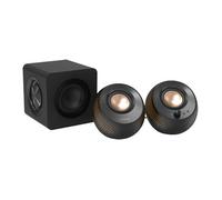 CREATIVE Pebble X Plus 2.1 USB-C Computer Speakers with Subwoofer and Customizable RGB Lighting, Bluetooth 5.3, USB Audio, Up to 15W RMS Power for PC and Mac