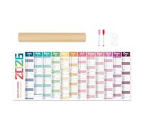 Creative Layout 2026 Desk Calendar Planner Heavy Duty Paper for Project Management Family Organization Students Teachers Rolling Up Wall Calendar Not Crease