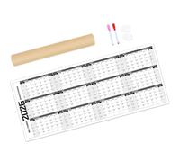 Creative Layout 2026 Desk Calendar Planner Heavy Duty Paper for Project Management Family Organization Students Teachers Rolling Up Wall Calendar Not Crease