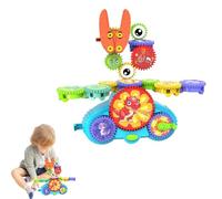 Creative Learning Building Blocks, Electric Gears Building Blocks, Various Combinations, Electric & Manual Dual Mode, Educational Construction Set, Stimulate Thinking Creativity for Kids (13Pcs)