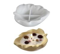 Creative Leaves Shape Silicone Making Resin Trays As Containers Natural Look Decor Jewelry Tray