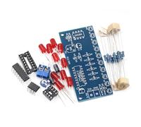 Creative LED Light Display Soldering Project for Education | Complete LED Light Chaser Circuit Set for Science Projects with PCBs Board for Beginners